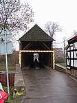 Historische Holzbrücke in Wünschendorf